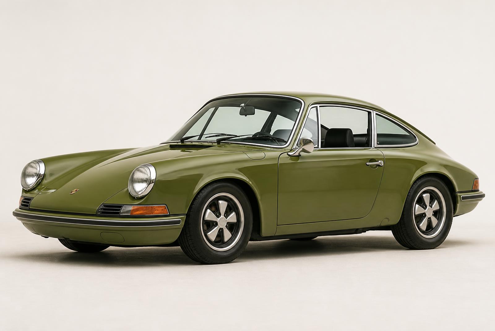 Antraciet grijze Porsche 911 3.2 Carrera uit 1987